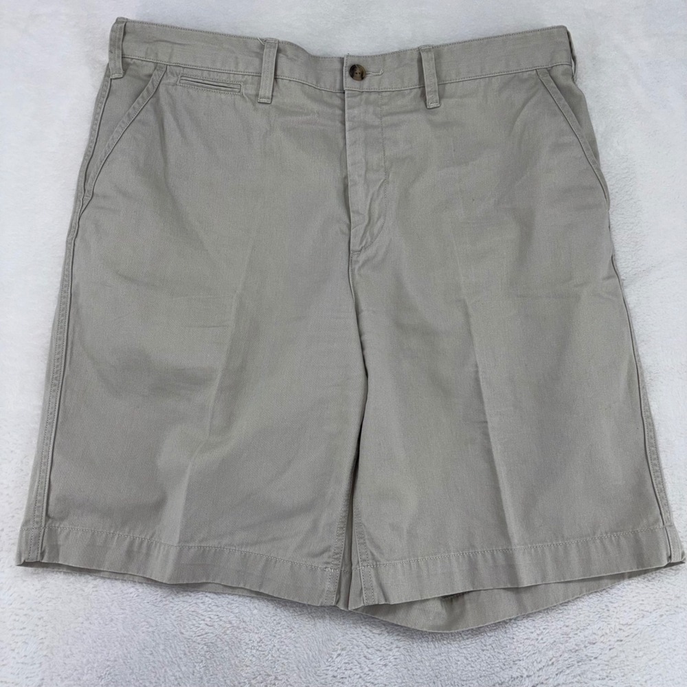 Polo Ralph Lauren Mens Relaxed Fit Chino Shorts Khaki Tan Cotton Size 36